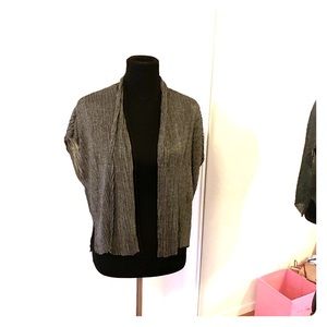 Eileen Fisher short sleeve cardigan size M